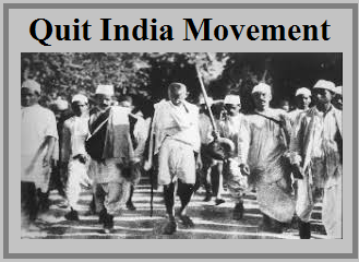 Quit India movement